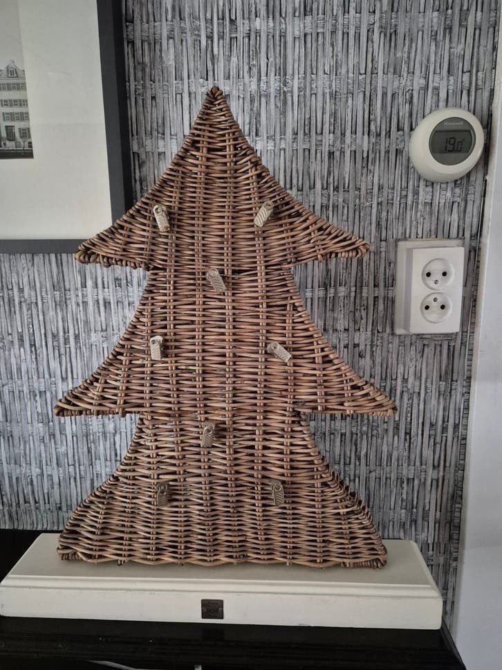 Riviera  Maison mooie kerstboom in  goede staat! rattan, Ophalen