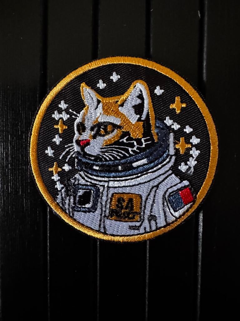 Kat astronaut patch, Ophalen, Nieuw, Overige applicaties