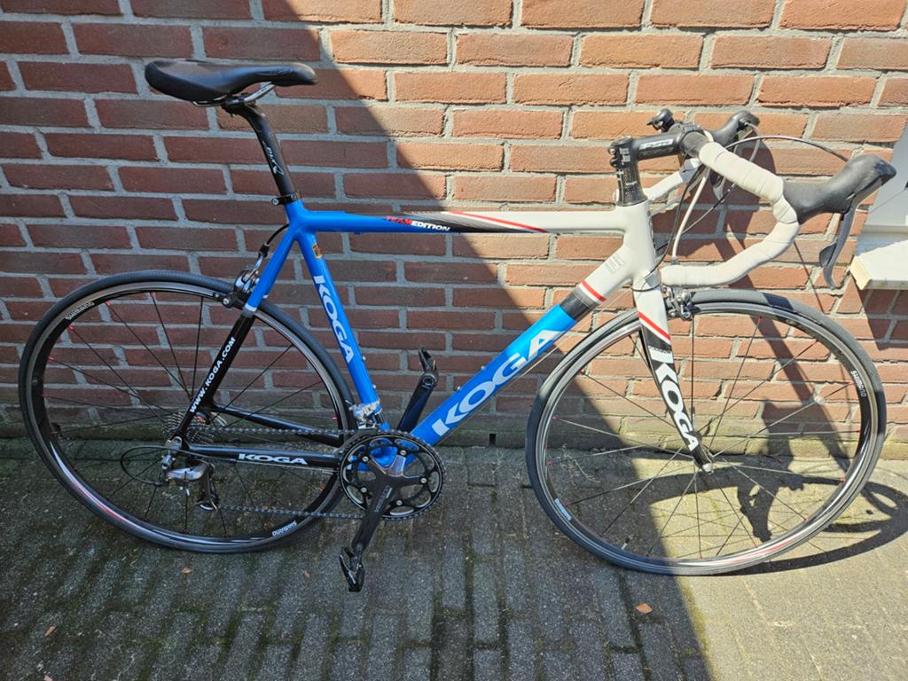 Koga Miyata Team Edition racefiets met scheur balhoofd, Fietsen en Brommers, Fietsen | Racefietsen, Ophalen