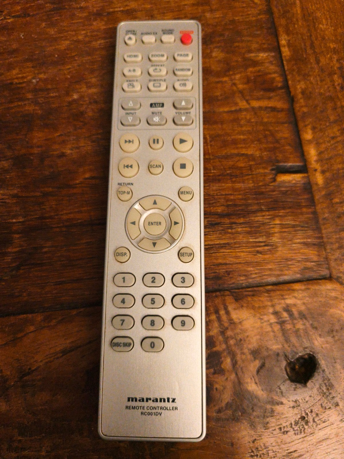 Marantz RC001DV Afstandsbediening voor DVD-speler, Ophalen of Verzenden, Zo goed als nieuw, Origineel, Dvd