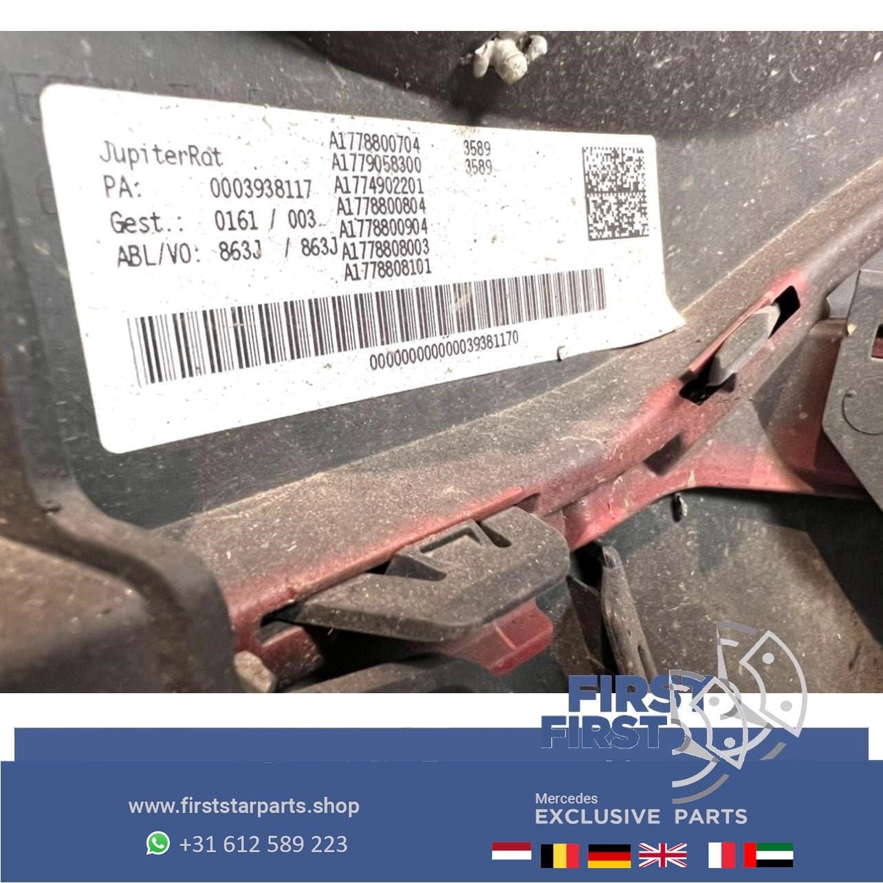 W177 A KLASSE 2021 A35 AMG AERO ACHTERBUMPER ROOD COMPLEET O, Auto-onderdelen, Gebruikt, -, Ophalen of Verzenden, Achter