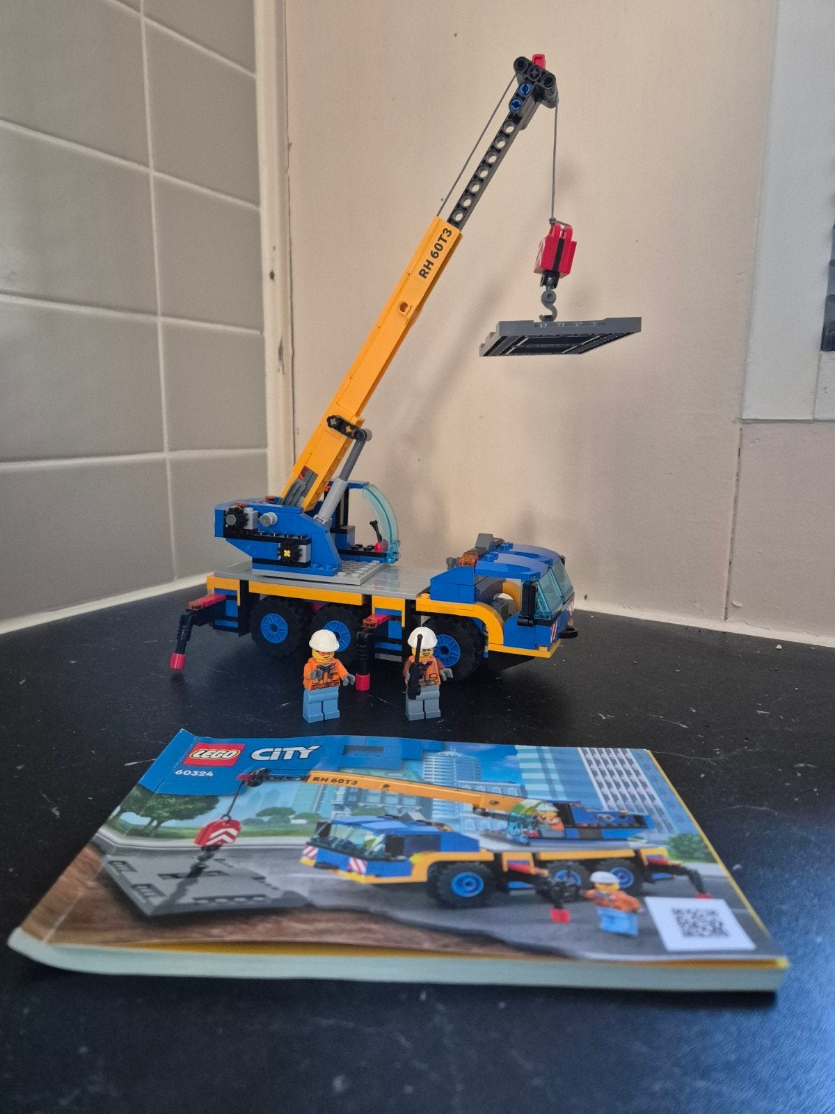 LEGO City Mobiele Kraan (60324) met instructieboekje, City, Lego, Ophalen of Verzenden, Zo goed als nieuw
