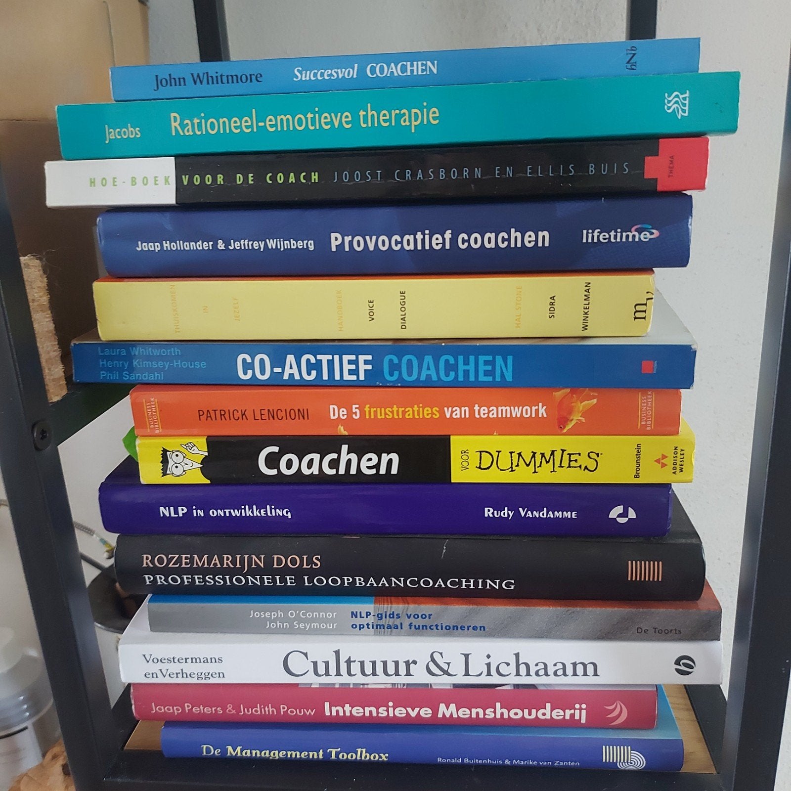 coach- of managementboeken 14 stuks, 1 koop, Ophalen of Verzenden, Zo goed als nieuw