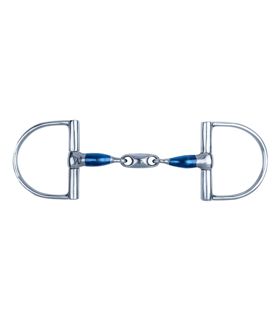 Dubbelgebroken D trens Sweet Iron 14 mm maat 10.5 cm, Dieren en Toebehoren, Paarden en Pony's | Hoofdstellen en Tuigage, ., Ophalen of Verzenden
