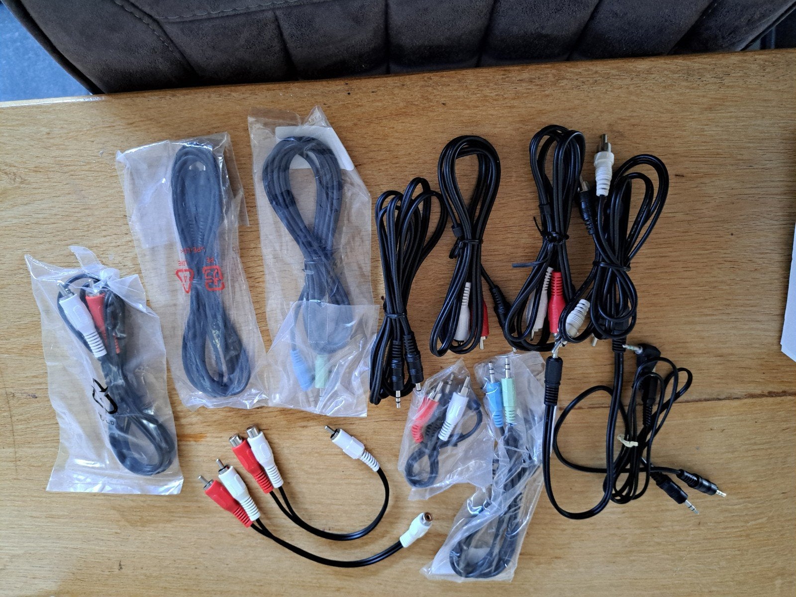 Diverse audiokabels en videokabels - Verschillende types, Ophalen of Verzenden, Gebruikt, Minder dan 2 meter, Interlink-kabel