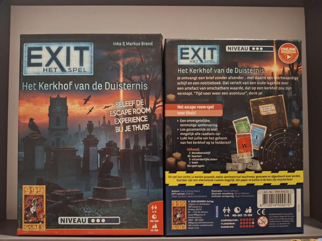 Escape/Exit-spel Het Kerkhof van de Duisternis, Ophalen of Verzenden, Nieuw