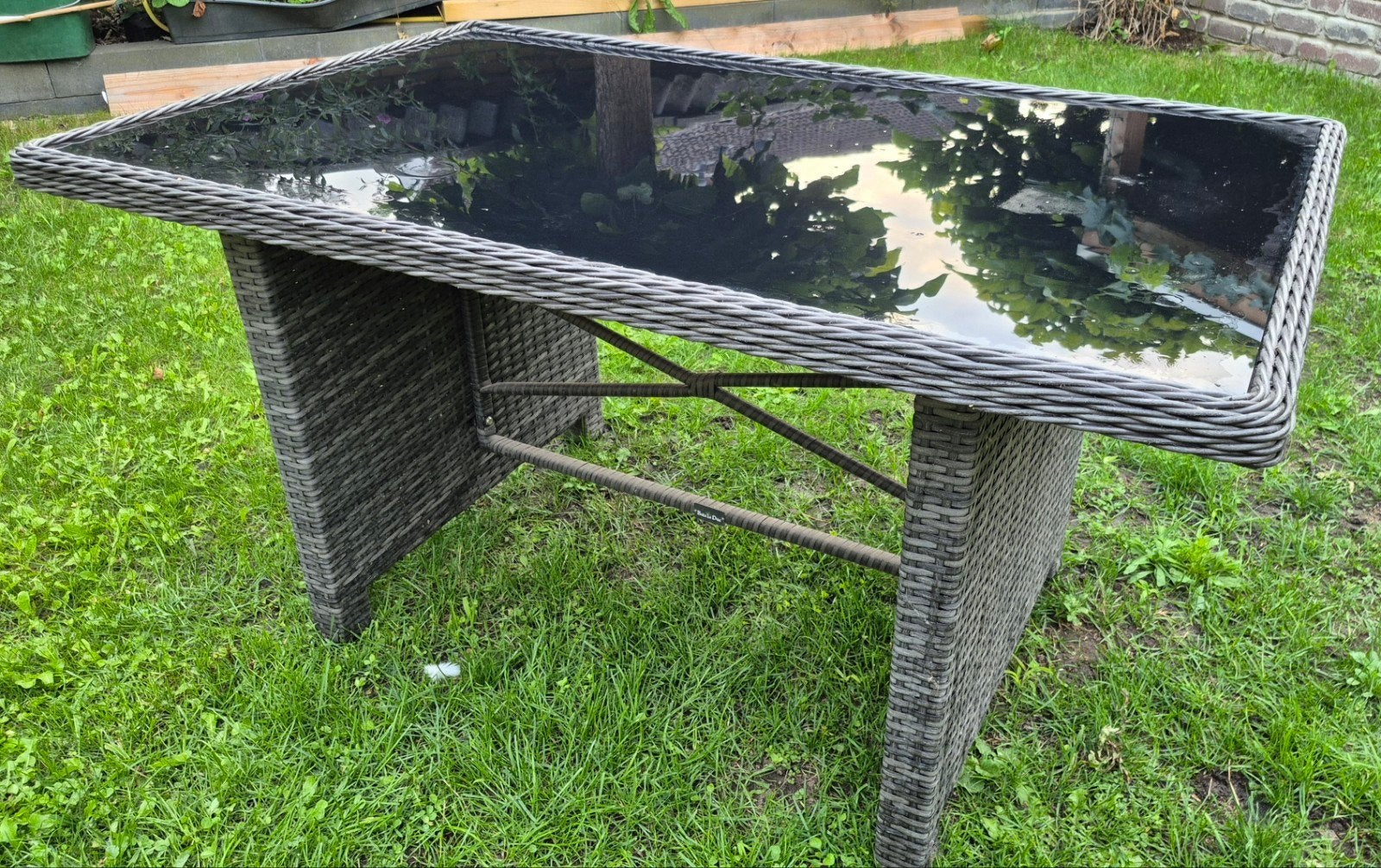 Bots Le Duc Salontafel Buiten 129x80x68, Ophalen, Zo goed als nieuw, Rechthoekig, Wicker