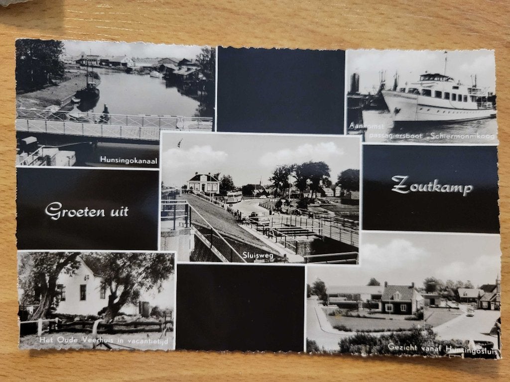 ansicht ZOUTKAMP meerluik, Ophalen of Verzenden, Voor 1920, Groningen