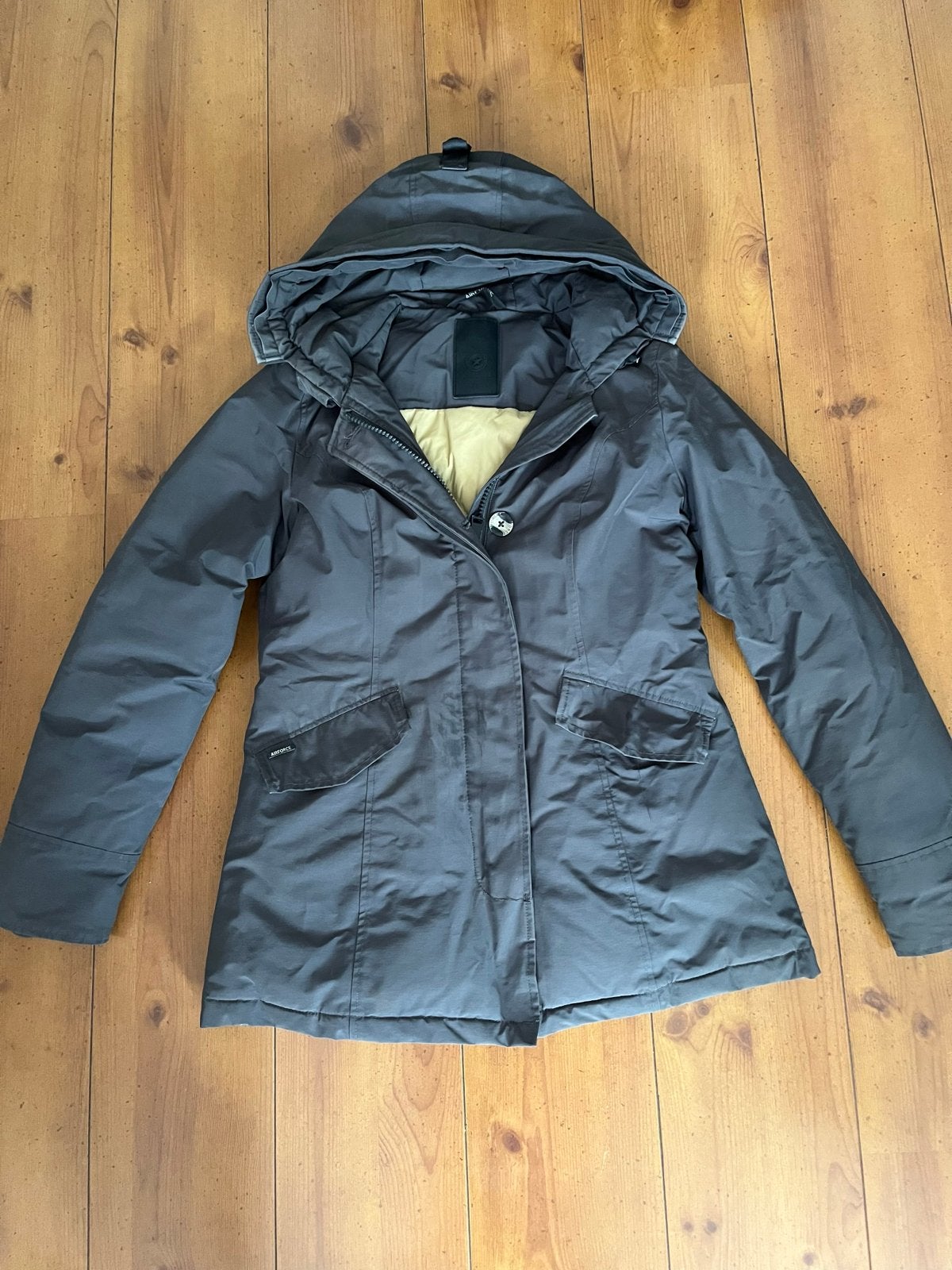 Airforce winterjas dames maat L, Ophalen of Verzenden, Gedragen, Maat 42/44 (L), Grijs