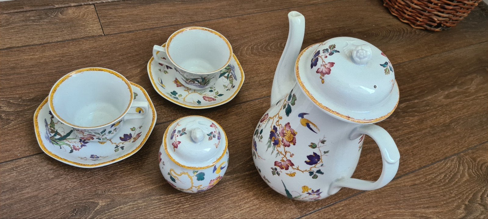 Wedgwood Devon Rose theeservies, Antiek en Kunst, Ophalen of Verzenden