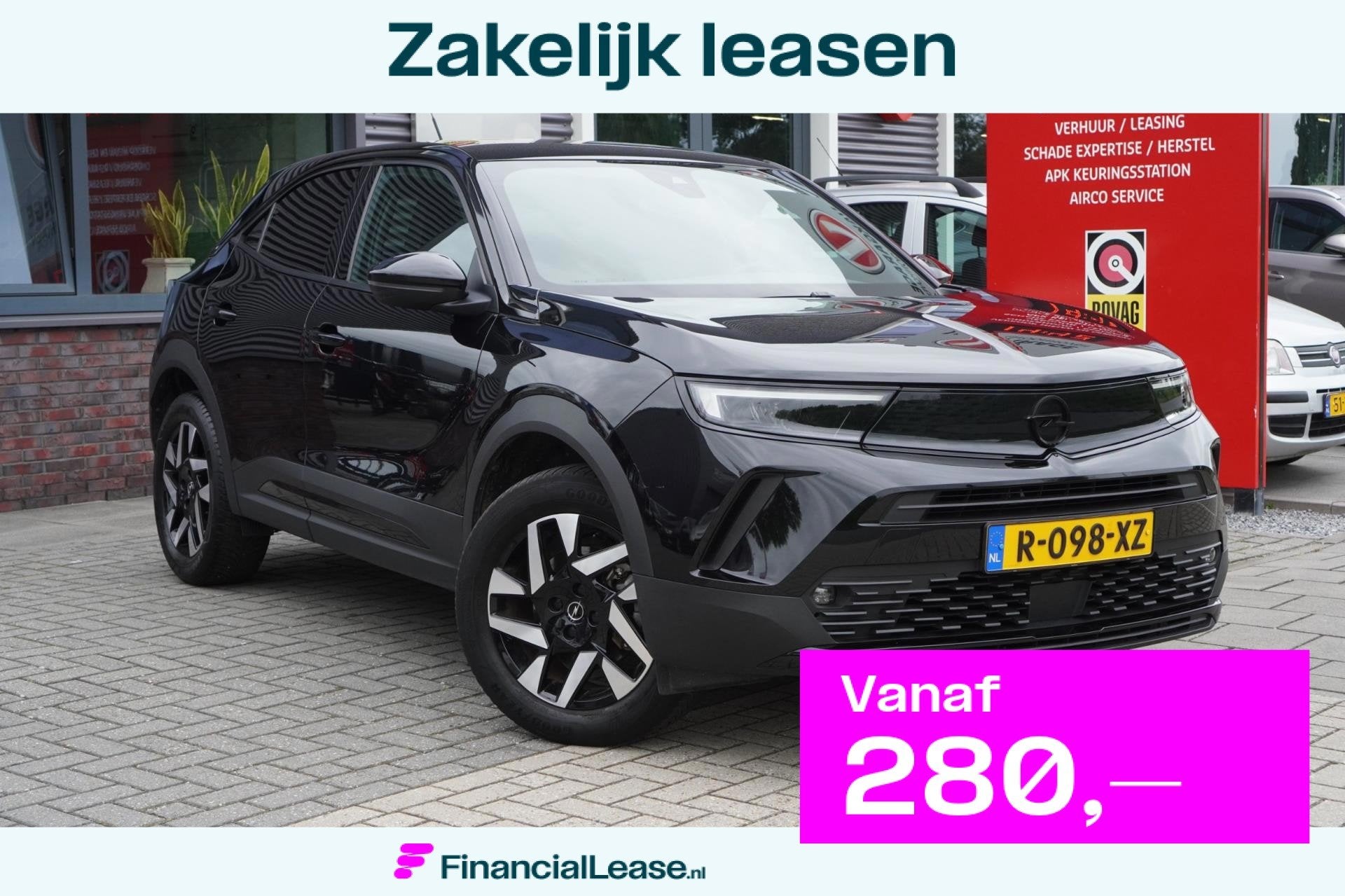 Opel Mokka-e GS Line 50-kWh 11kw bl / Achteruitrijcamera / S, Mokka-e, Grijs, Lease, 63 €/maand