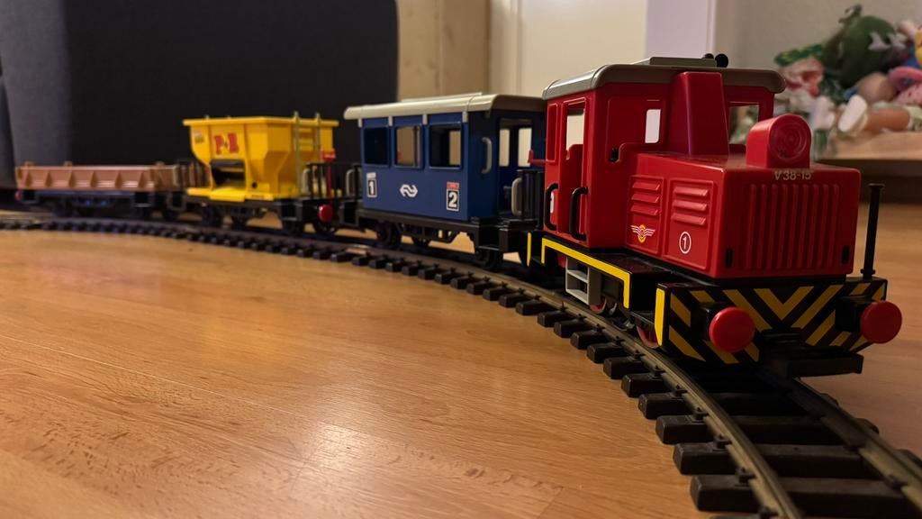 Playmobil elektrische trein, Ophalen, Gebruikt, Complete set