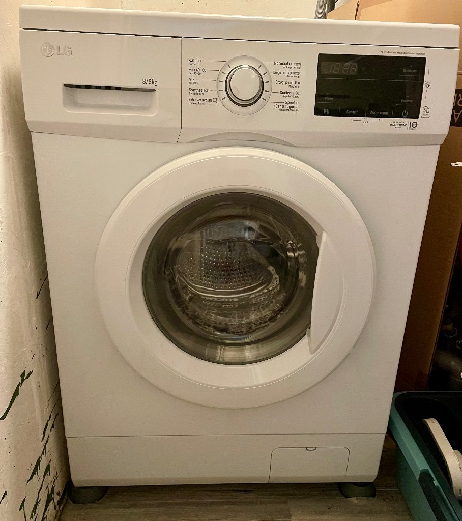 LG F4J6TM washing/dryer 8kg/5kg, Witgoed en Apparatuur, Was-droogcombinaties, 6 tot 8 kg, Ophalen, Zo goed als nieuw, 85 tot 90 cm