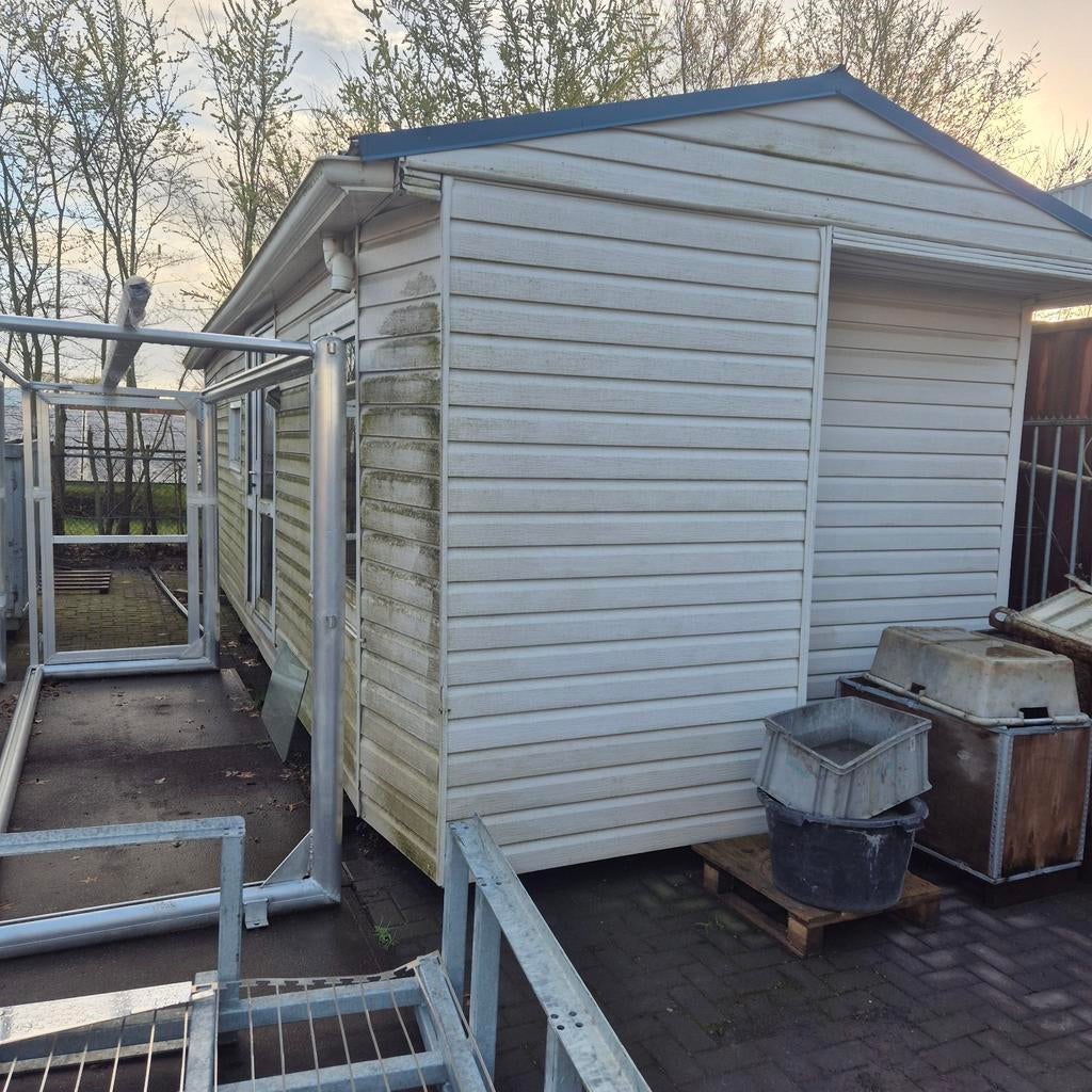 Zomer chalet opknapper kunststof, Tuin en Terras, Tuinhuizen, Ophalen, Kunststof, 3 ramen of meer, Blokhut