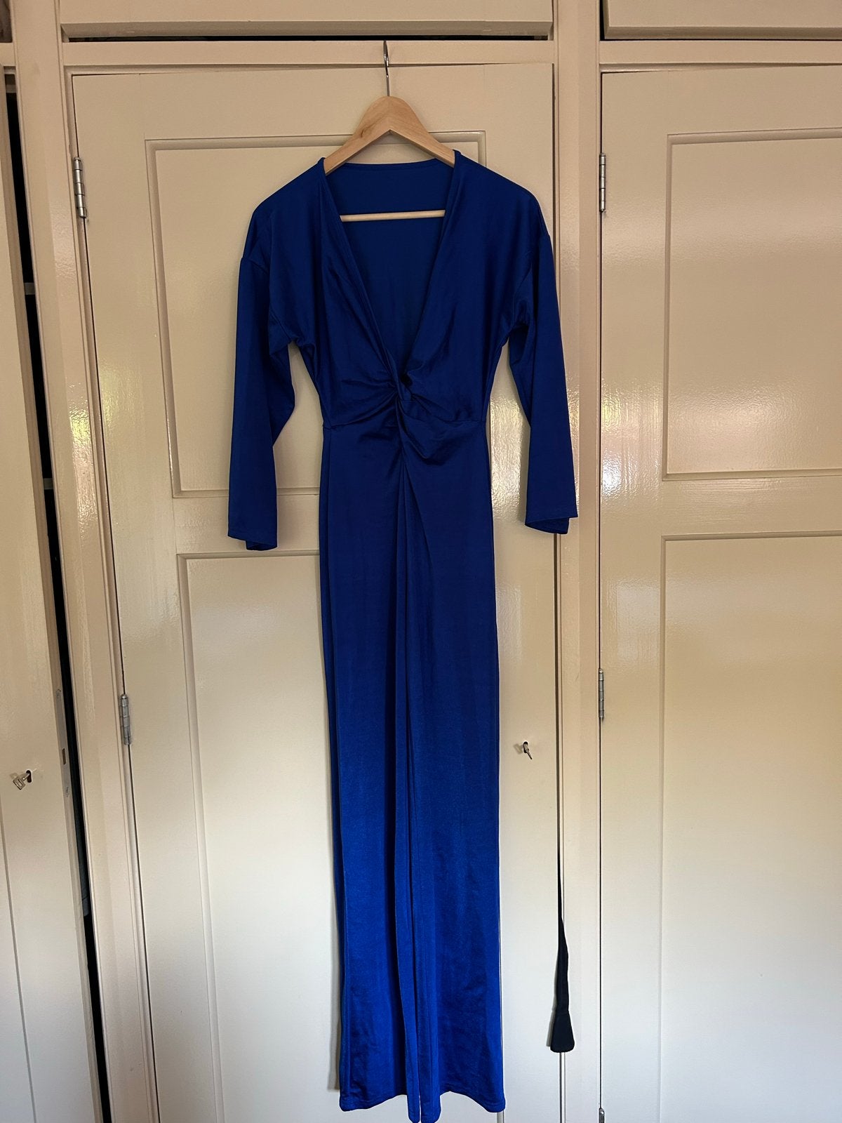 Blauwe Broekpak met Lange Mouwen - Shein, Ophalen of Verzenden, Gedragen, Maat 34 (XS) of kleiner, Blauw