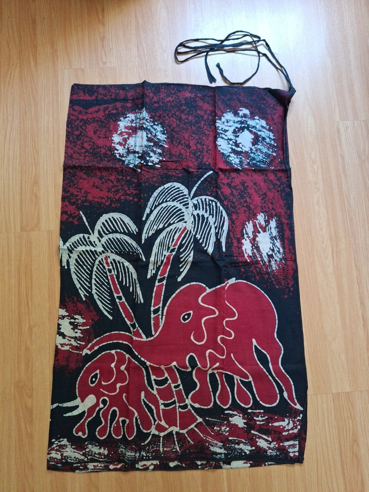 Pareo uit Sri Lanka 130x100 cm, Ophalen of Verzenden, Gedragen, Overige typen