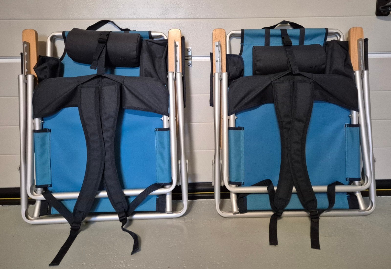 Rugzakstoelen (2 stuks) ANWB Human Nature, Ophalen, Zo goed als nieuw, Campingstoel