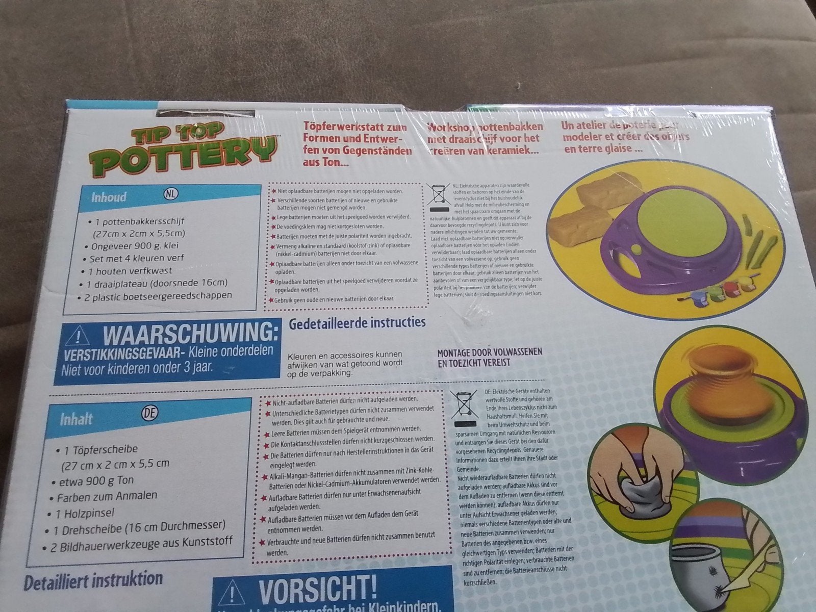 Complete pottenbakkersset Tip Top Pottery ongebruikt, Ophalen of Verzenden, Nieuw