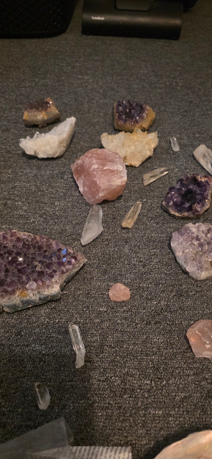 Diverse collectie mineralen en kristallen, Verzamelen, Mineralen en Fossielen, Ophalen of Verzenden, Mineraal