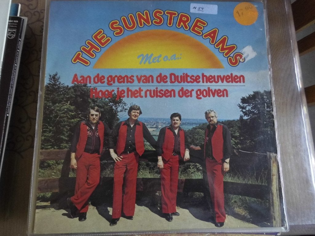 The Sunstreams - Aan de grens van de Duitse heuvelen LP, Cd's en Dvd's, LP, Ophalen of Verzenden, 12 inch, Inclusief binnenhoes