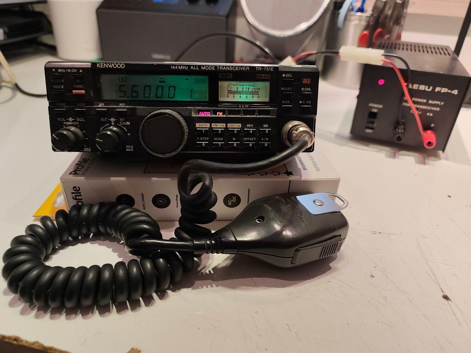 Kenwood TR-751E 144 MHz All Mode Transceiver (2m FM/SSB/CW), Ophalen of Verzenden, Zo goed als nieuw, Zender en Ontvanger