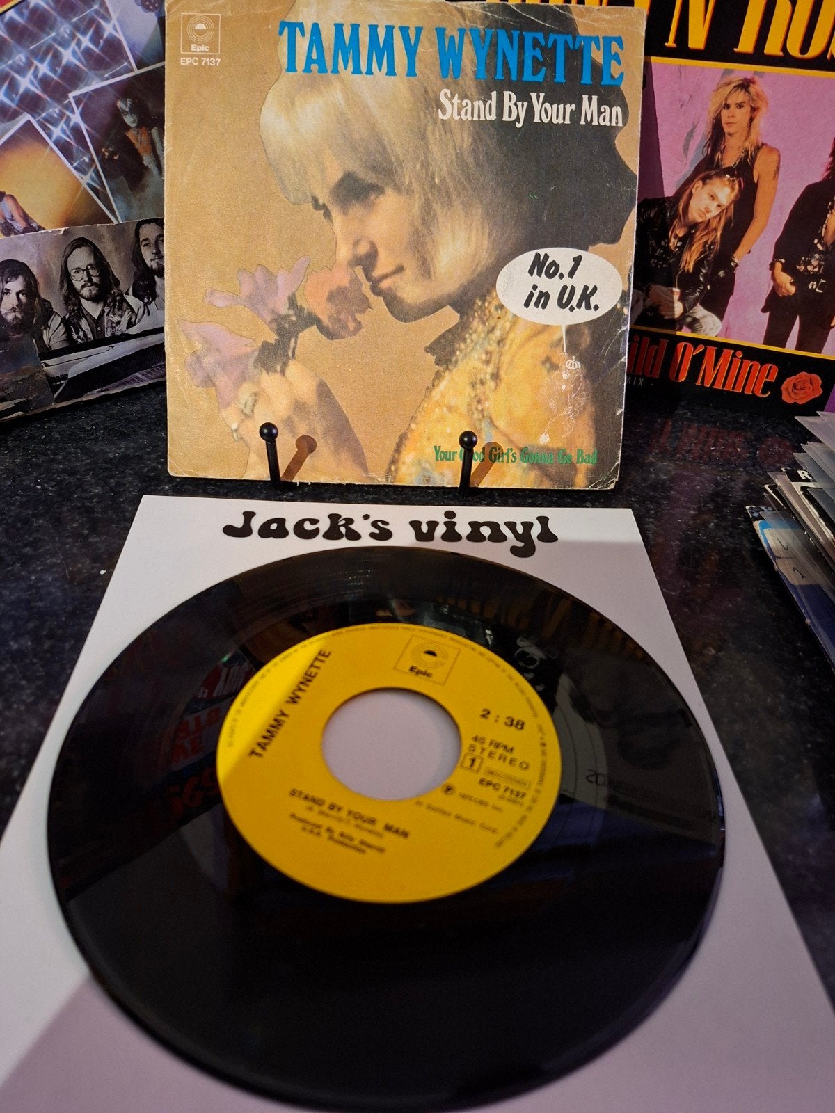 Tammy Wynette - Stand By Your Man 1975, Cd's en Dvd's, Ophalen of Verzenden, Gebruikt, 7 inch, Overige typen
