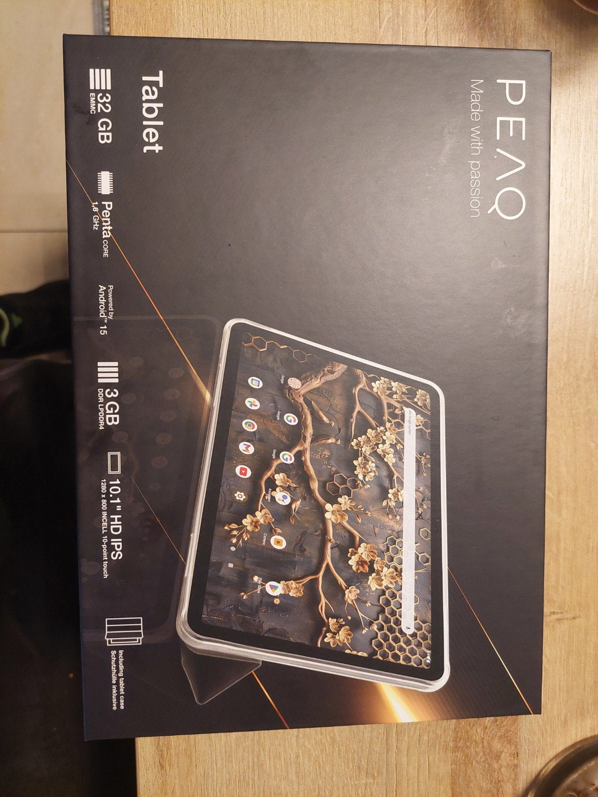 PEAQ Tablet 10.1" HD IPS, 32GB, 3GB RAM, Android 13, Computers en Software, 10 inch, PEAQ, 32 GB, Nieuw
