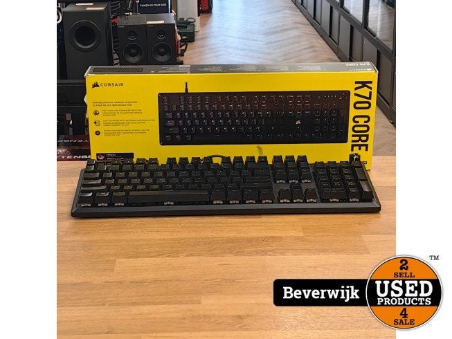 Corsair K70 RGB Core - Mechanisch Gaming Toetsenbord - QWERT, Corsair, Zo goed als nieuw, Support@Corsair.com, Corsair GmbH
Landshuter Allee 10
80637 Munich
Germany