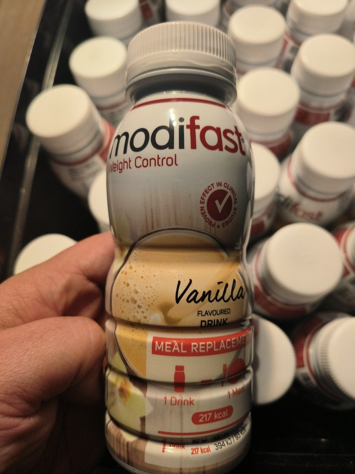 LAATSTe  kans 31 stuks Modifast Weight Control Vanille Maalt, Ophalen of Verzenden, Nieuw, Poeder of Drank