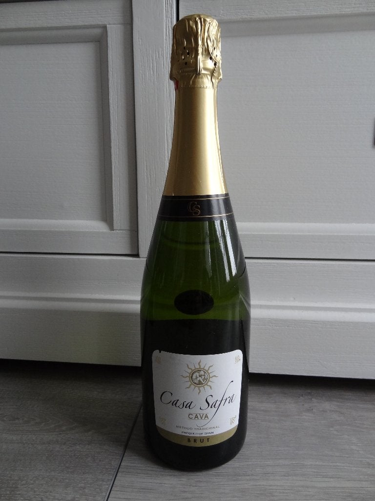 Casa Safra Cava Brut >Snelle Verzending!<, Ophalen of Verzenden, Nieuw, Spanje, Witte wijn