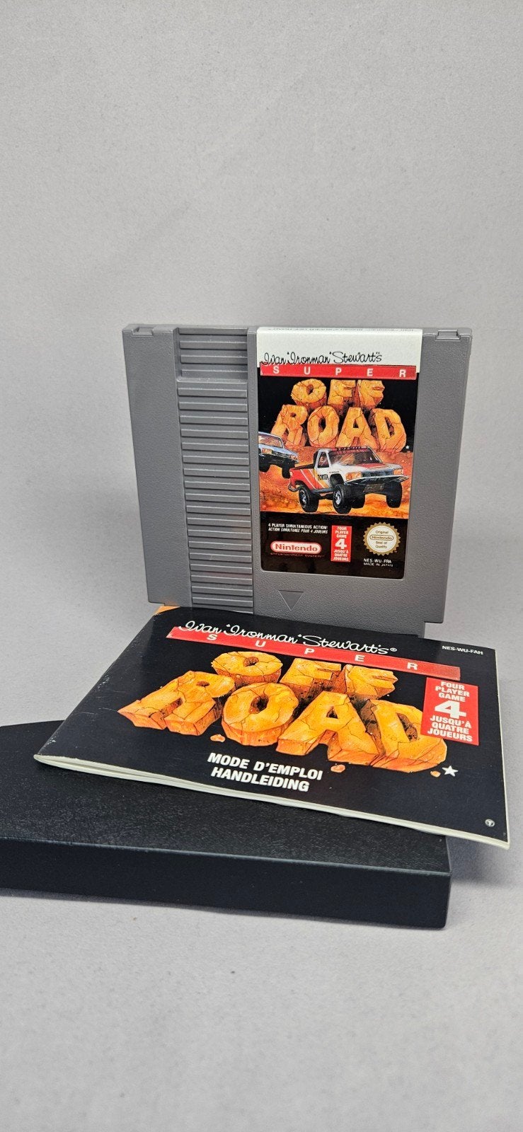 Ivan "Ironman" Stewart's Super Off Road NES, Gebruikt, 1 speler, Racen en Vliegen, Eén computer