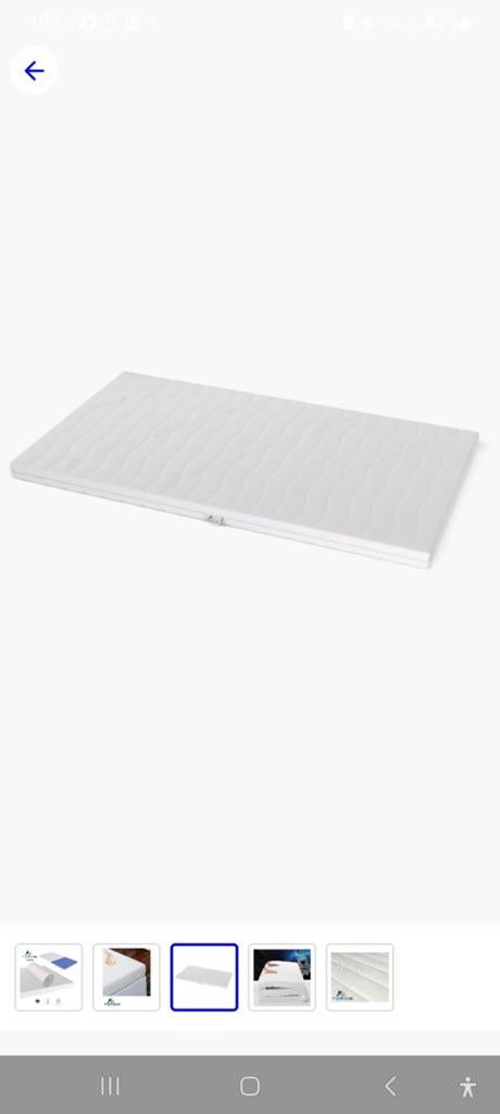 Zgan koudschuim bamboo topper matras 180 x 200, Huis en Inrichting, Slaapkamer | Matrassen en Bedbodems, Ophalen of Verzenden