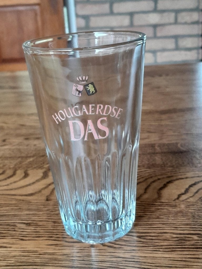 Hougaerdse Das glas bierglas, Verzamelen, Ophalen of Verzenden, Zo goed als nieuw, Glas of Glazen, Overige merken