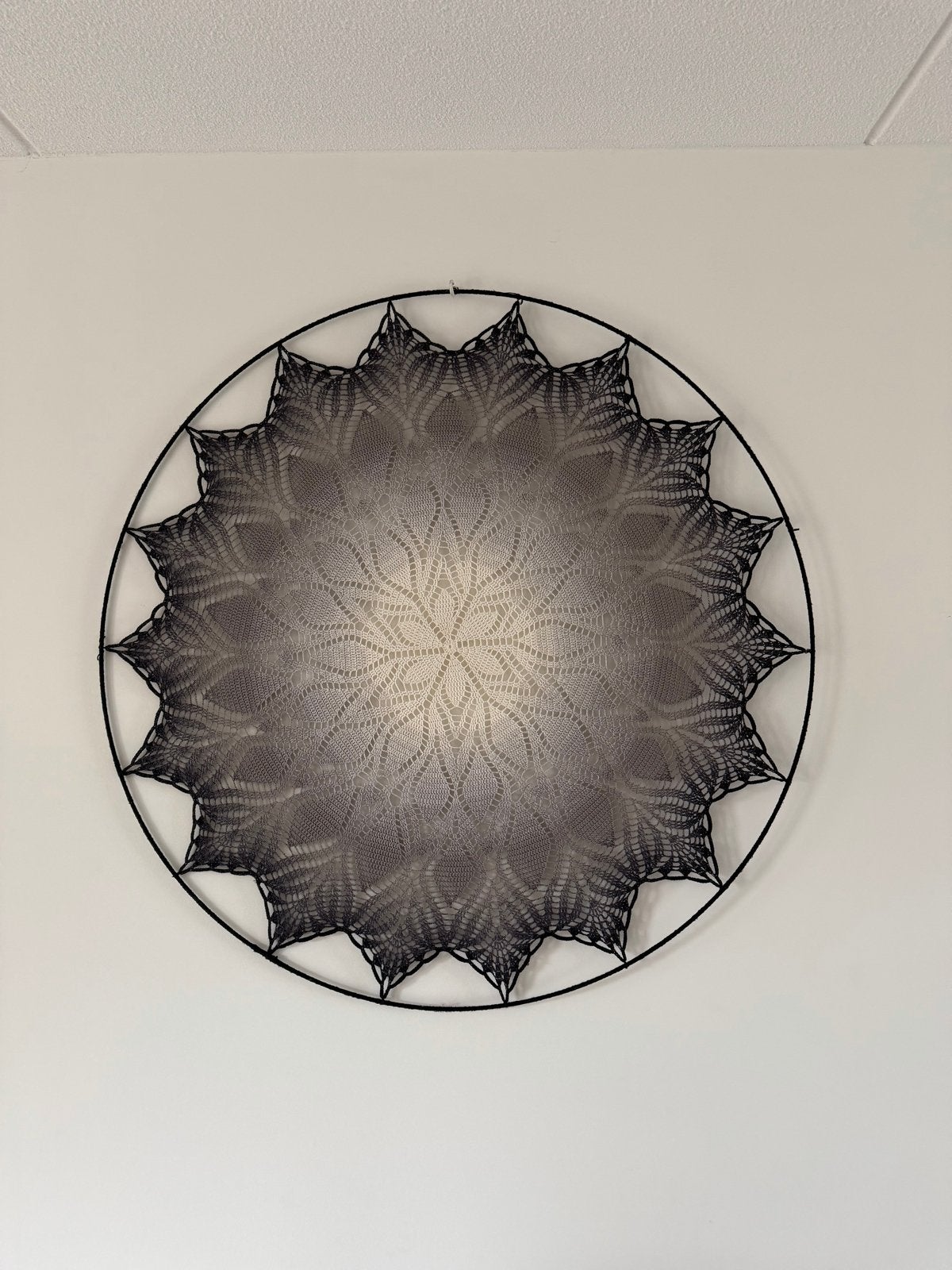 Grote handgemaakte haak mandala - 100 cm diameter, Ophalen, Boho, Meerkleurig, Nieuw