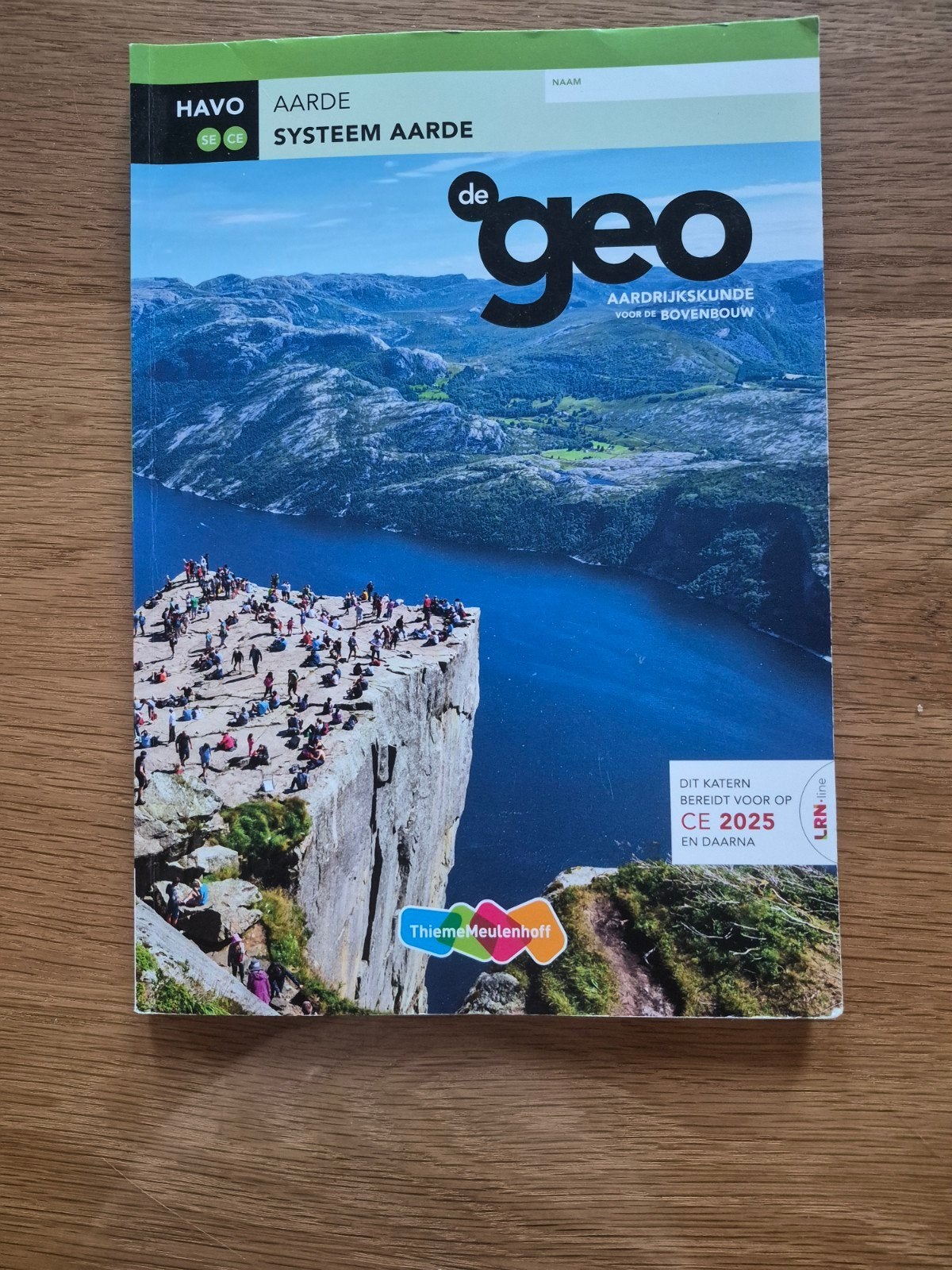 De Geo Aardrijkskunde HAVO Aarde Systeem Aarde, Ophalen, ThiemeMeulenhoff, HBO, Zo goed als nieuw