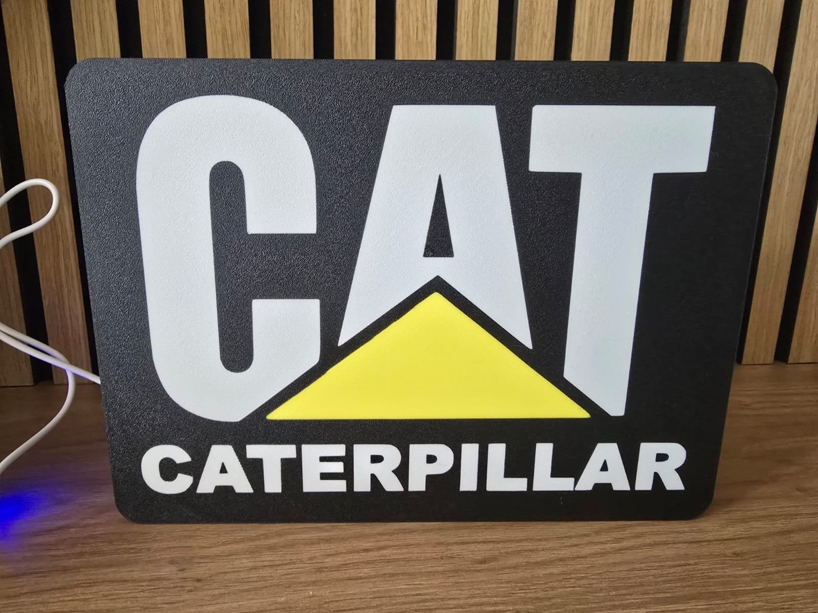 Caterpillar CAT LED Lichtbak Reclamebord, Verzamelen, Merken en Reclamevoorwerpen, Ophalen of Verzenden, Zo goed als nieuw, Lichtbak of (neon) lamp