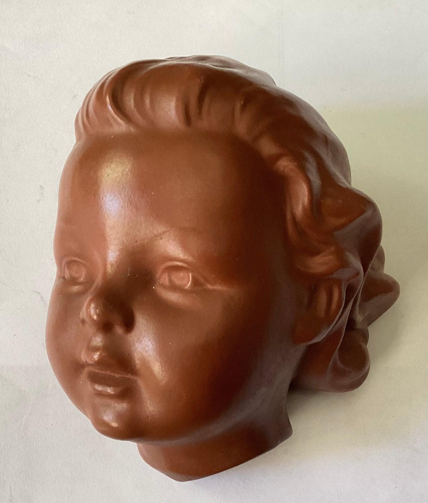 Vintage keramiek kinderkopje. Genummerd., Antiek en Kunst, Ophalen of Verzenden