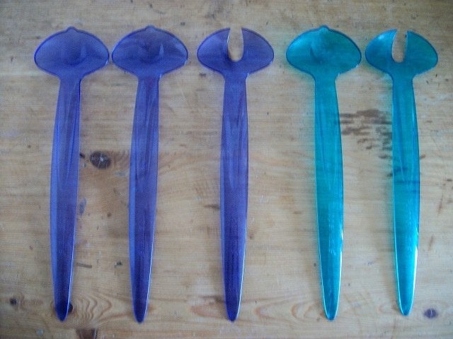 Tupperware Sla Lepels en Vorken ( bestek ), Ophalen of Verzenden, Gebruikt, Overige typen