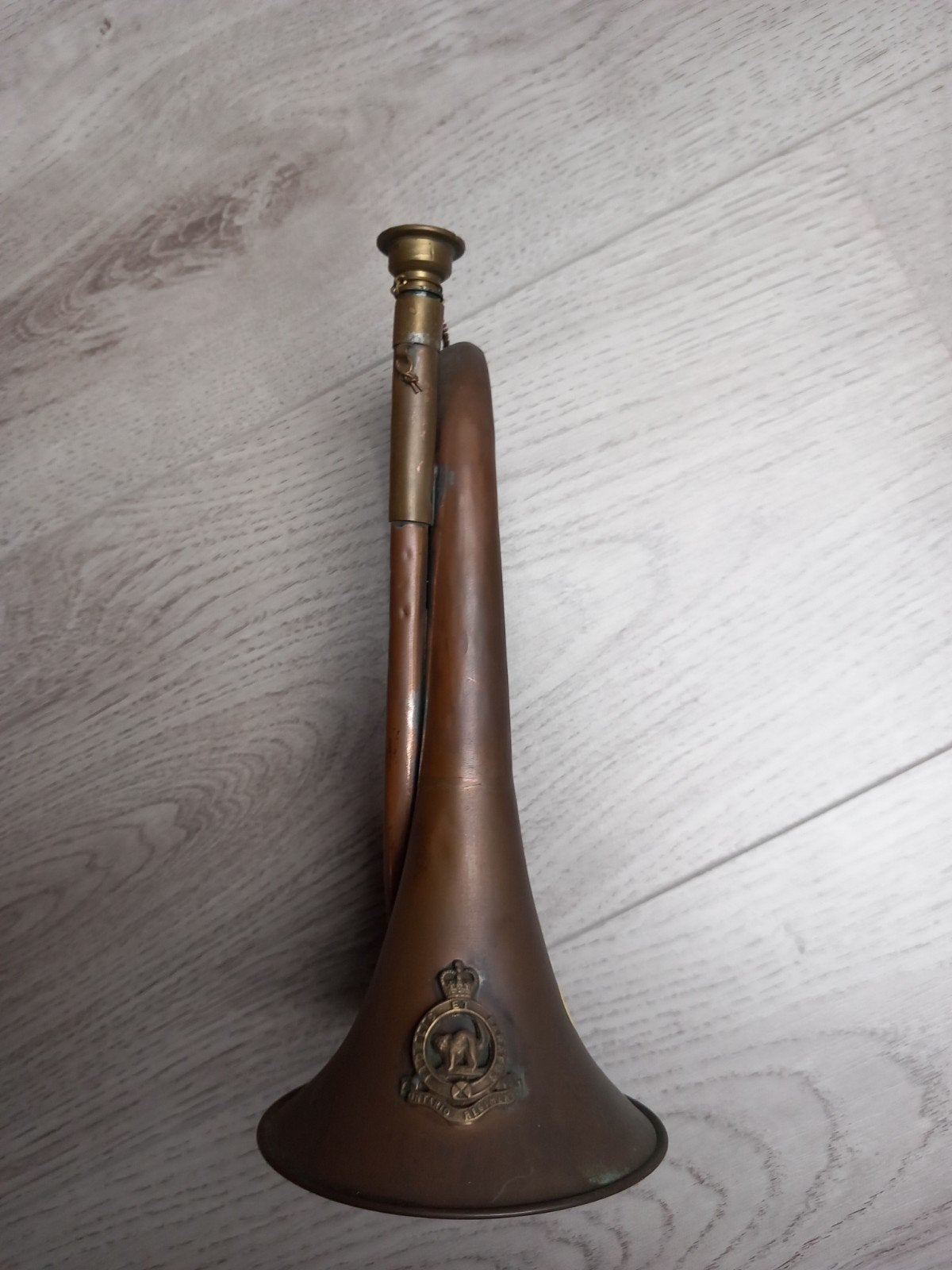 Signaaltrompet/Klaroen Ontario Regiment (22,5 cm) - Canada, Verzamelen, Militaria | Tweede Wereldoorlog, Landmacht, Overige gebieden