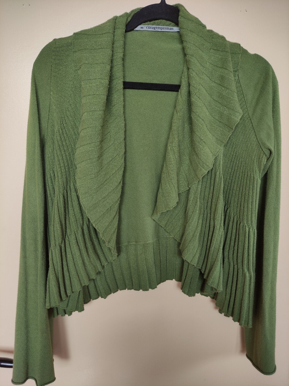 Cora Kemperman vest, Ophalen of Verzenden, Zo goed als nieuw, Groen