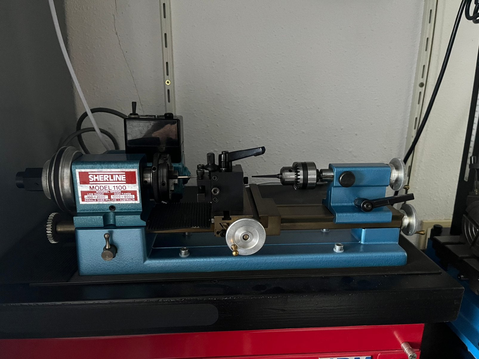 Sherline Model 1100 Precisie Draaibank, Ophalen, Zo goed als nieuw, Metaaldraaibank