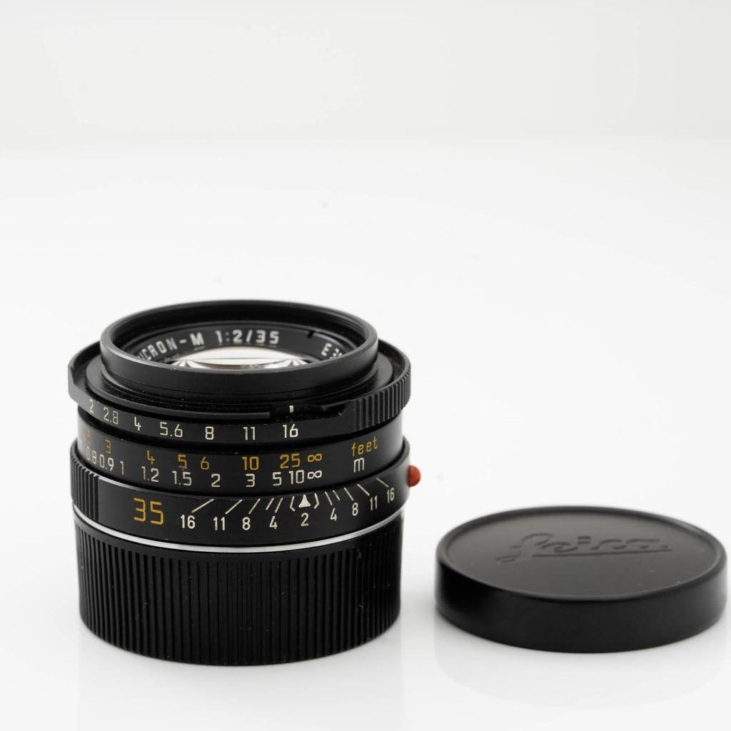 Leica 35mm 2.0 Summicron M v4– goedestaat, T, Zo goed als nieuw, N, V