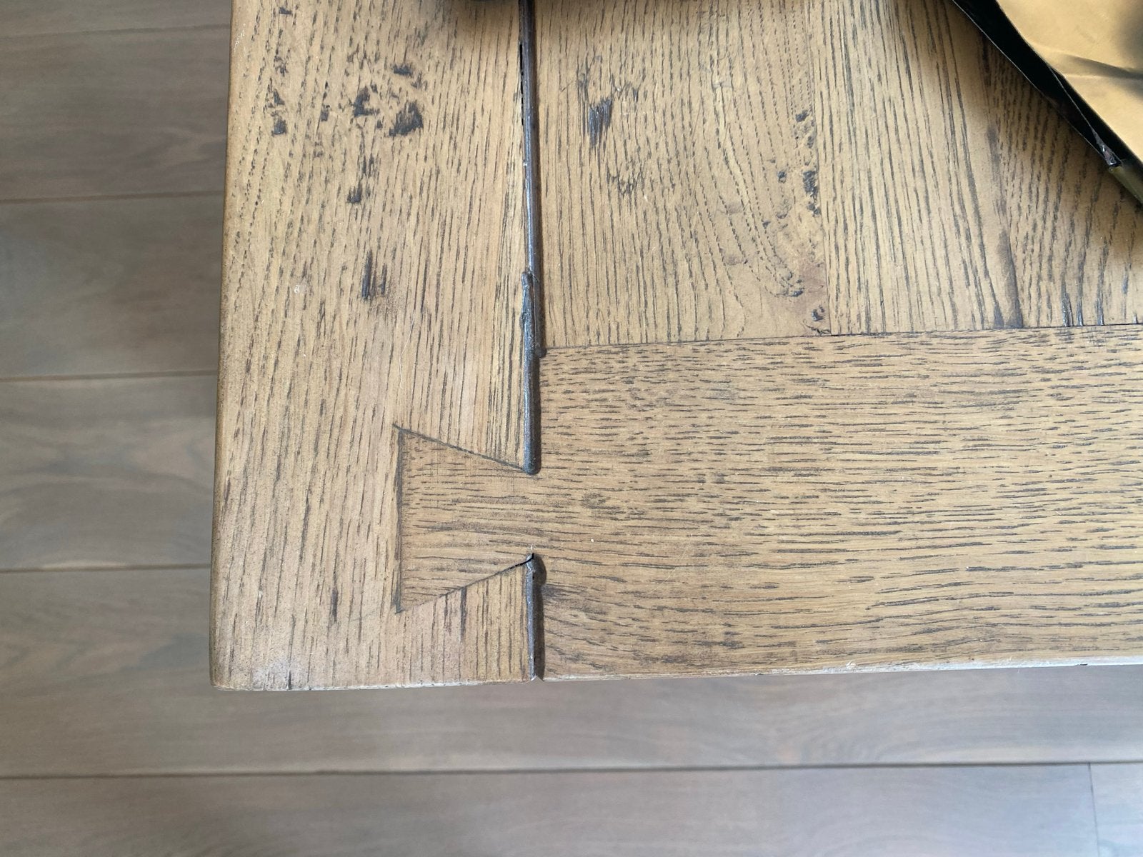 Massief eikenhouten meubels: kast, salontafel, dressoir, eet, Gebruikt, 200 cm of meer, 150 tot 200 cm, Eikenhout