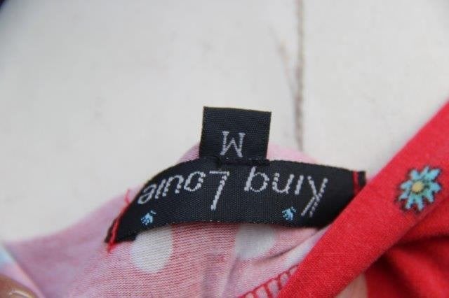 Tuniek rood King Louie mt M Vaste prijs, Maat 38/40 (M), Ophalen of Verzenden, Zo goed als nieuw, King Louie