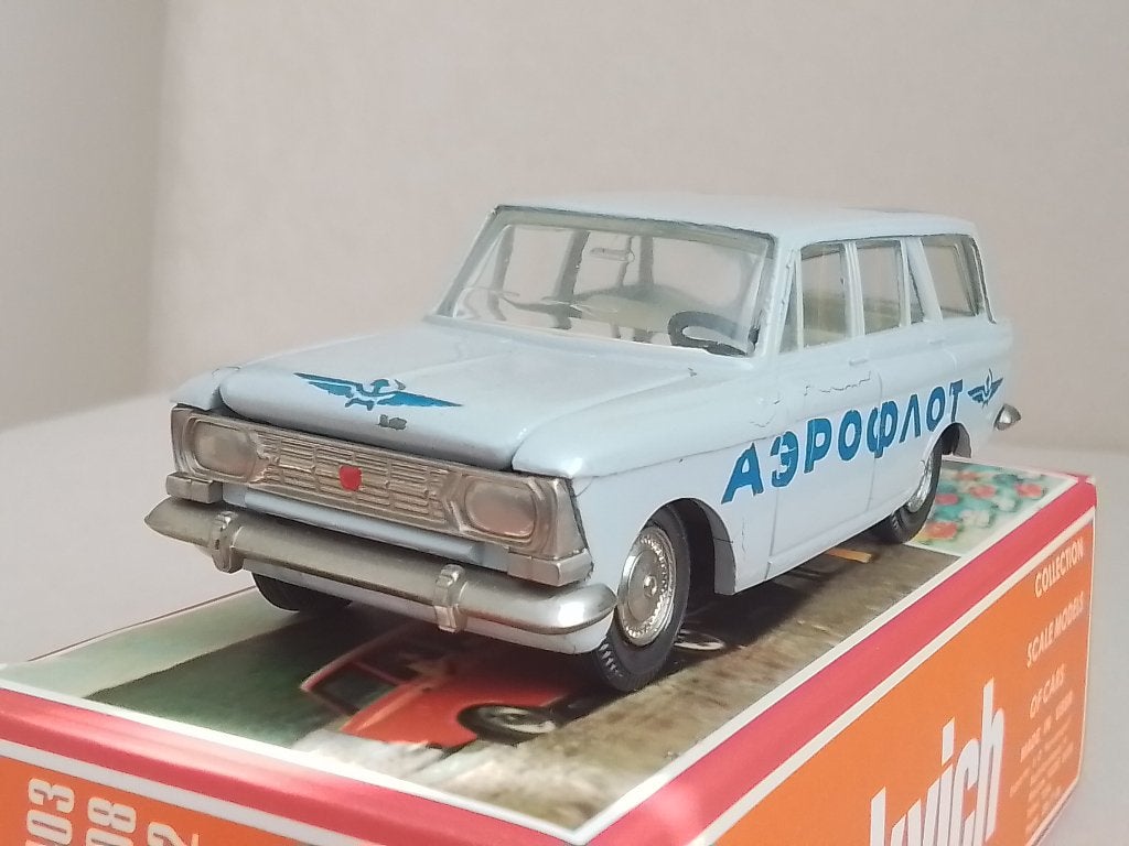 Moskvitch 427 Stationcar Aeroflot A4 Novoexport made ussr, Ophalen of Verzenden, Zo goed als nieuw, Auto, Overige merken