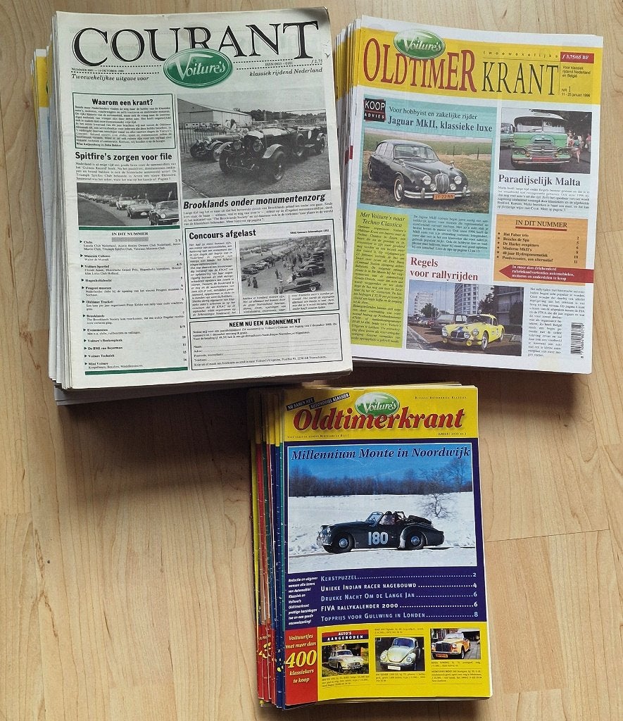 Voiture’s Oldtimerkrant 1988-2000, Ophalen, Gelezen, Overige merken