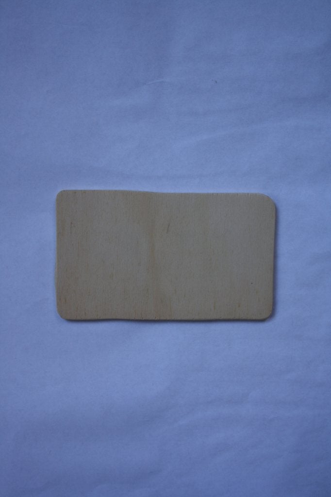 1 stuks triplex rechthoek 14x8cm, Hobby en Vrije tijd, Verzenden, Nieuw, Hout, Knutselmateriaal