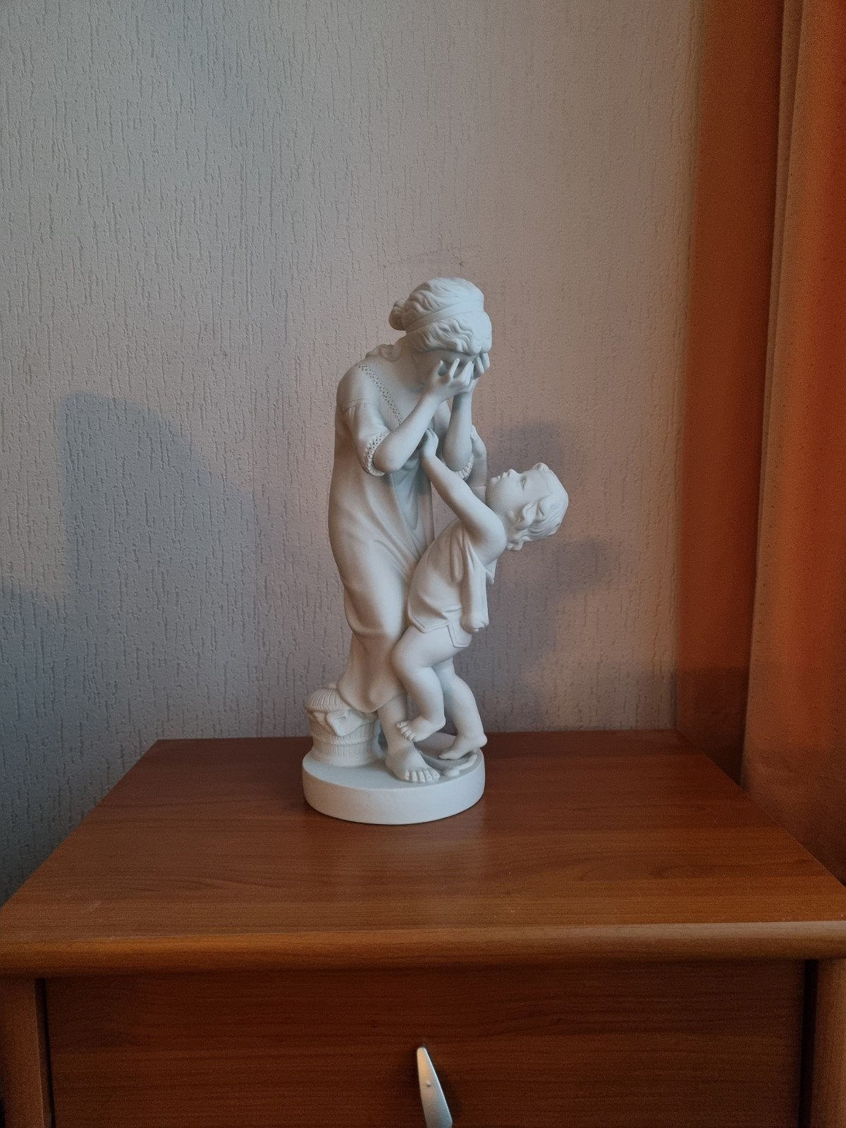 Prachtige DRACHe Biscuit Porseleinen Lamp & Beeldje, Ophalen