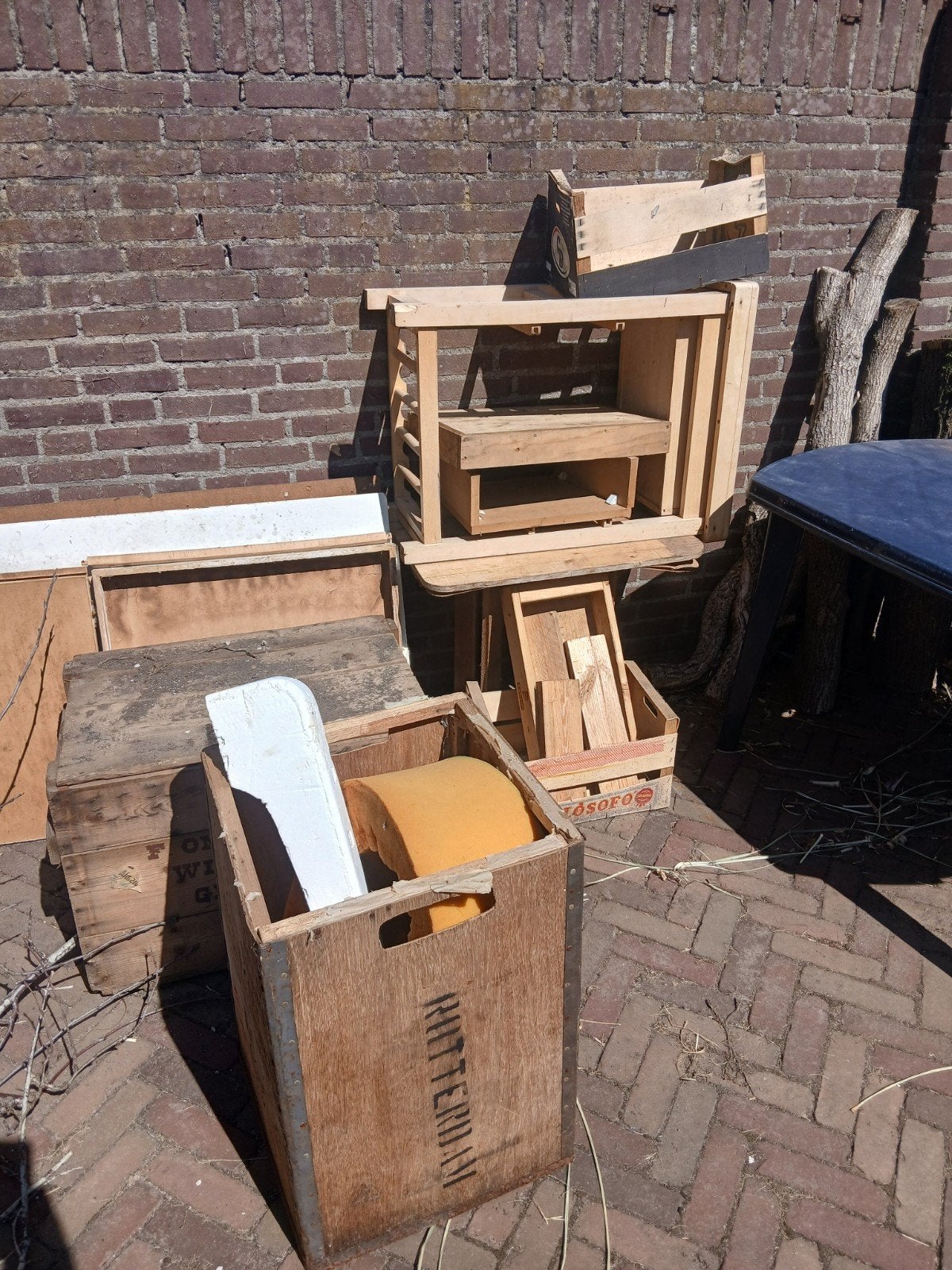 Diverse partij hout en planken, Ophalen, Gebruikt, Balk, Overige houtsoorten