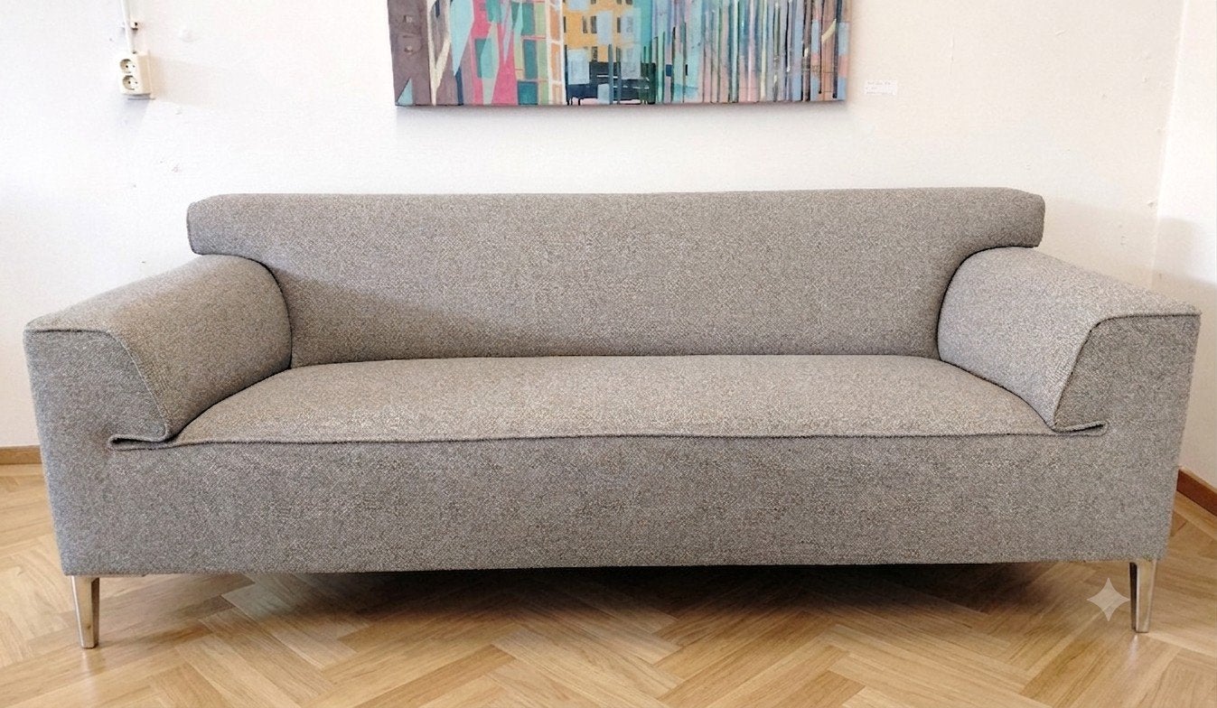 Pode Edit | 3-zits | Opnieuw bekleed | Grijs, Modern design refurbished Leolux, Leolux, Info@andriesign.nl, Driepersoons